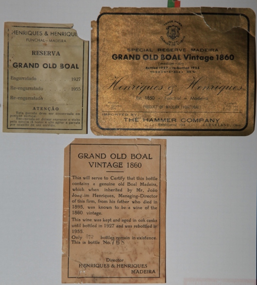 Grand Old Boal Label
