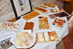Temptation.Quinta de Linhares prepared an extensive spread of petiscos before dinner. Eating light in Portugal!  ;)