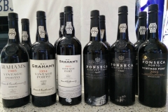 Next Tuesday in San Diego, 36 people will attend a seminar in which I will be presenting these half dozen Vintage Ports. We will compare and contrast the unique characteristics of Grahams and Fonseca from the three excellent vintages shown, from the 1980s, 1990s and 2000s.