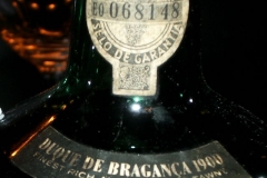 1900 Ferreira's Duque de Braganca Colheita - neck label