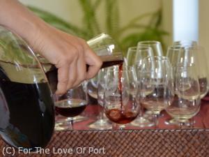 Serving Vintage Port From Decanter