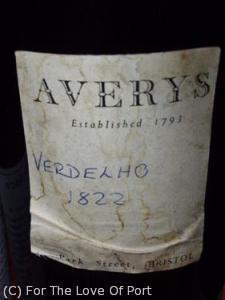 1822 Avery Lomelino Verdelho Vintage Madeira