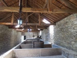 Lagares in the original winery at Quinta da Boavista