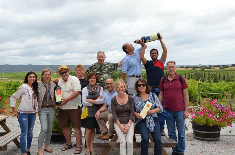 Carrie Jørgensen with our 5 Regions Tour crew.