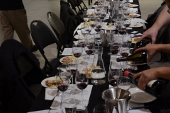 Preparing for my presentation of Douro wines in Edmonton recently.