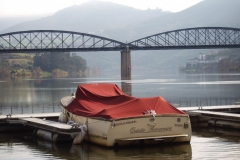 Ponte Pinhao before the fog clears