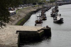 Barco rabelo's in Vila Nova de Gaia