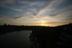 View on the douro with sun set