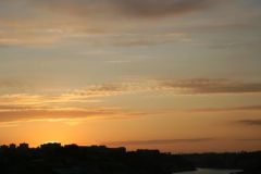 View on the douro with sun set