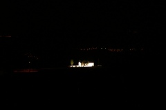 Sra. Rosario chapel by night