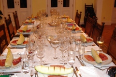 A warm up to dinner at Quinta do Panascal