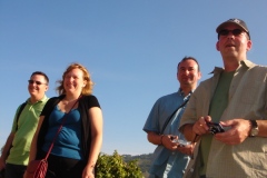 The group having fun on the 2008 Harvest Trip