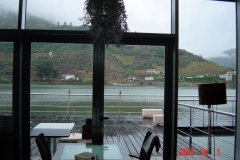 Looking out the window from D.O.C. in Regua