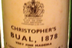 1878 Christopher's Bual Madeira