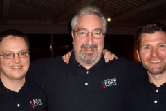 FTLOP Shirt Day:  (L to R) Stewart, Roy, Andy