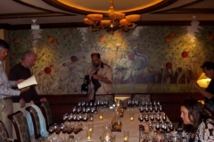 The famous Peacock Terrace room at the Monaco