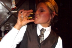 Our server enjoying some ancient Colheita