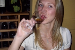 Le Gavroche, Emily sips ABSL Madeira