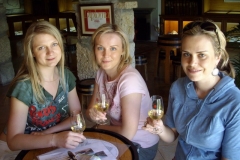 Joining friends for lunch