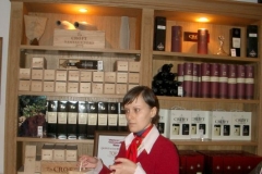 Croft's gift shop in their Gaia lodge