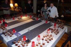 FTLOP Gala 2009, Friday - That's a lot of glasses of port!