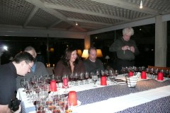 2009 Port Gala, start of Colheita tasting - Left to right: Stewart, Todd, Heather, Paul, and Alan.