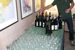 2009 Port Gala, Saturday glassware and bottles