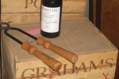 1977 Graham's Vintage Port & tongs