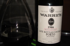 1986 WARRE'S LBV