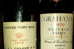 1970 Graham's Vintage Ports - 2 different bottlings