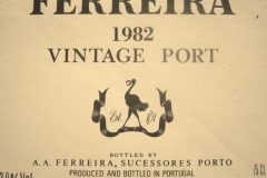 1982 Ferreira Vintage Port