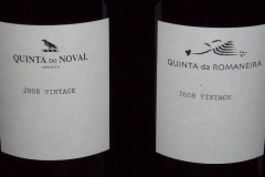 2008 Quinta do Noval and Romaneira (cask samples)