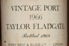 1966 Taylor-Fladgate Berry Bros & Rudd label