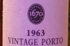 1963 Warre's VP label