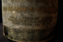 Bottom of an ancient label