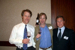 Adrian Bridge (L) Bartholomew Broadbent (C) and David Guimaraens (R)