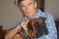 Paul Symington and his pooch