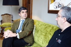 Sogrape CEO, Salvador Guedes during his interview on film