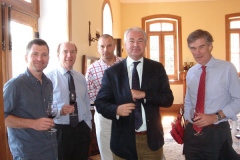The Dow's tasting at the Graham's lodge