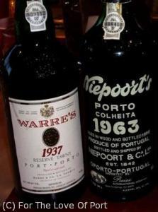 Warre 1937 and Niepoort 1963 Colheitas