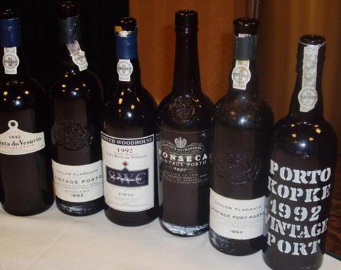 Six of the 1992 Vintage Ports