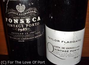 Fonseca 1985 and Vargellas 1987 Vintage Ports ft