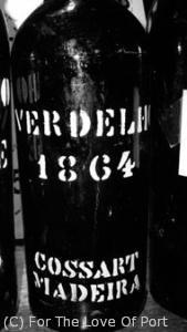 1864 Cossart Gordon Verdelho Vintage Madeira
